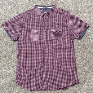 PD&C Men's Checkered Button Down Shirt